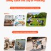 a0cec742-f16a-4144-b947-3e0dde9a8e9d.jpg Dog Wheelchair For Back Legs, Adjustable 2 Wheels Pet Wheelchair, Lightweight Dog Cart With Shock-Absorbing Wheels, Mobility Support Wheel Chair For Disabled Injured Dogs Up To 33lbs, Medium