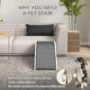 b1f603a5-1a3a-4d38-aabe-f322a3f2e4eb.jpg PawHut Pet Ramp For Dogs & Cats With Non-Slip Carpet, White