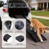 Dog Ramp For Car 65inchX17.2inch Large Folding Pet Stair Ramps For Truck, SUV, With Non-Slip Surface, Up To 250LBS, Outdoor Dog Car Ramp For Medium & Large Dogs, Portable Pet Steps