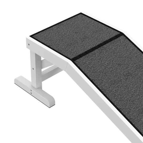 e902eaf1-3048-476c-8a50-5c4ffd8d8997.jpg PawHut Pet Ramp For Dogs & Cats With Non-Slip Carpet, White