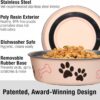 Dog Bowls Stainless Steel Dog Cat Bowls  Spill Proof Dog Food Bowl Cat Bowl Puppy Pet Supplies Great For Home