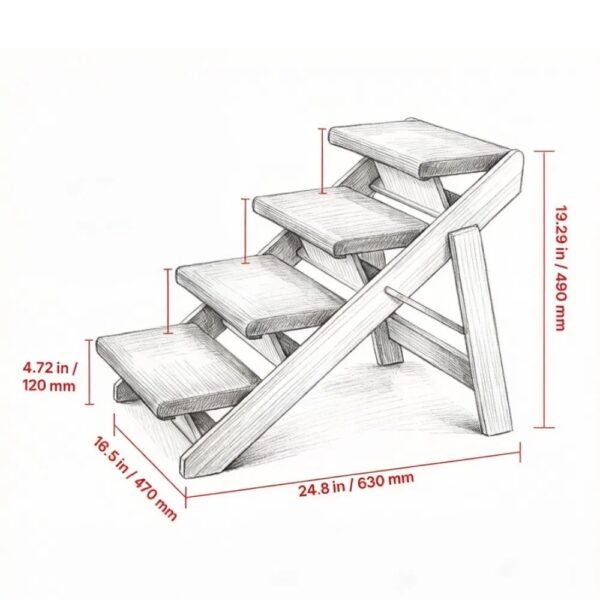 f0bcd18db8794bc1b0ff99dfbe5be6db.jpg Pet Stairs with Non-Slip for Closet