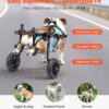 fa943a10-798f-4bf6-a308-374def56a181.jpg Dog Wheelchair For Back Legs, Adjustable 2 Wheels Pet Wheelchair, Lightweight Dog Cart With Shock-Absorbing Wheels, Mobility Support Wheel Chair For Disabled Injured Dogs Up To 33lbs, Medium