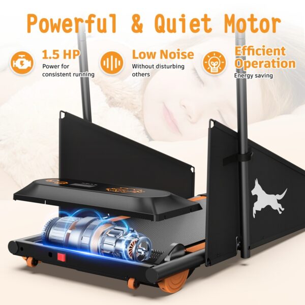 fb9c51b5-683e-4f48-bfd2-7d9e03987e75.jpg Dog Treadmill Small Dogs - Dog Treadmill For Medium Dogs - Dog Pacer Treadmill For Healthy & Fit Pets - Dog Treadmill Run Walk